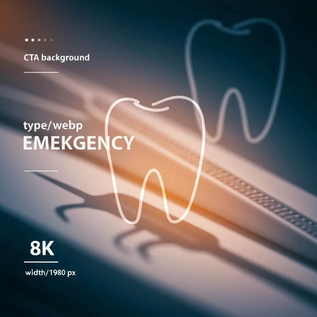 Emergency dental care background with a subtle overlay